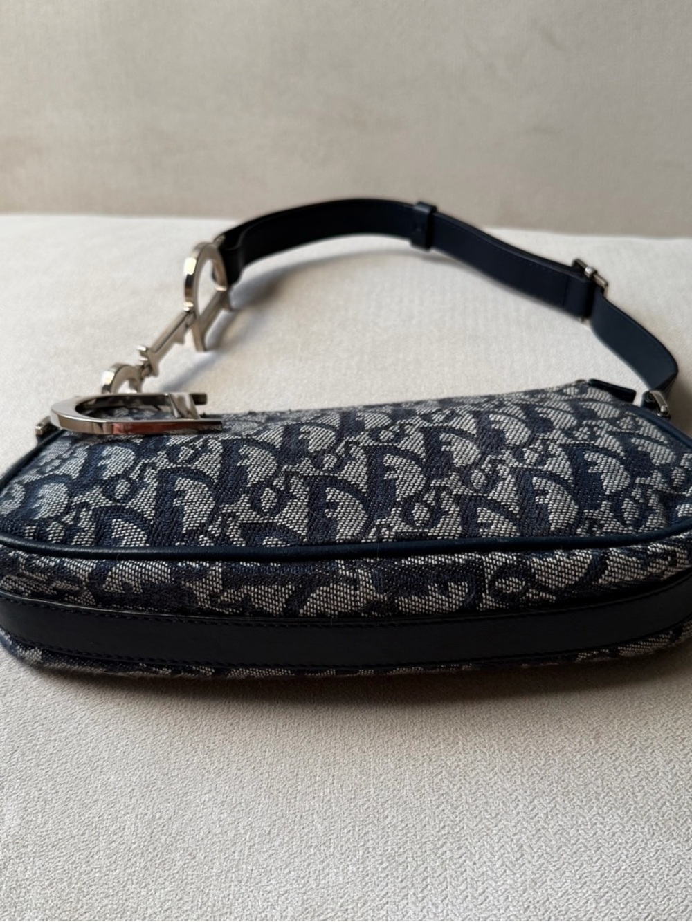 Christian Dior D Charm Blue Trotter Pochette - Picture 6 of 9